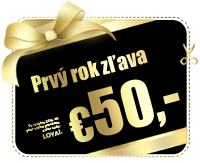 Ušetrite €50,-. Hosting a doména prvý rok zdarma!